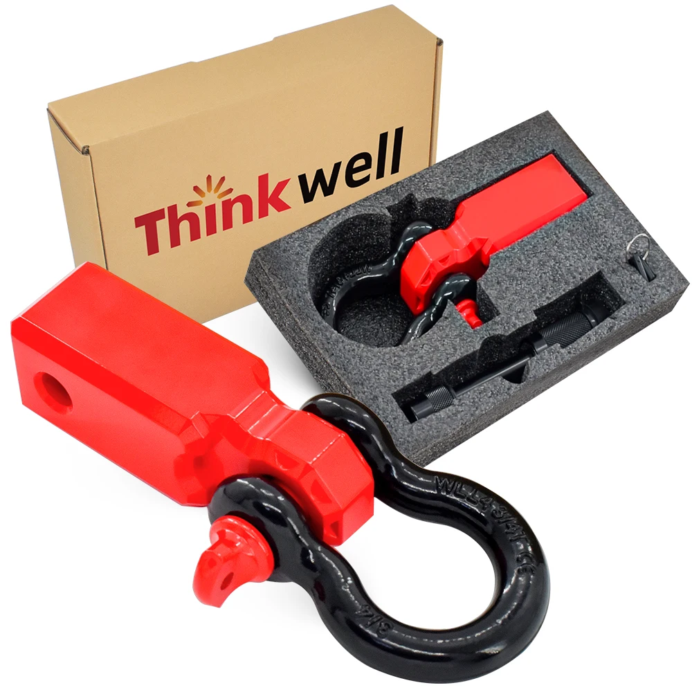 Basic Wagoneer Offroad специальная модель 2 'сверхмощный алюминиевый Сцепной приемник с 3/4' D-кольцевым материалом