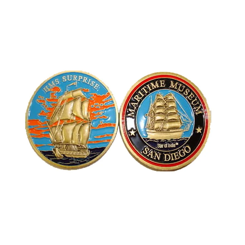 Custom Embossed Eagle Challenge Coin Commemorative Coin