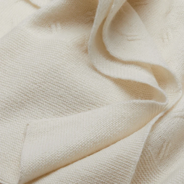 Customized Thickened Cashmere Scarf Winter Warmth Twisted Cashmere Scarf