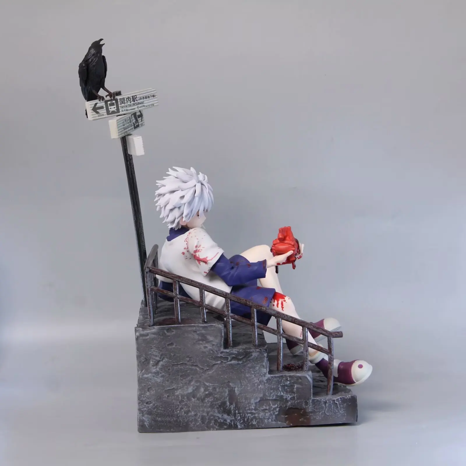 Anime GK Figure HUNTER x HUNTER Killua Zoldyck Character Model Toy Ornament Anime Action Figure
