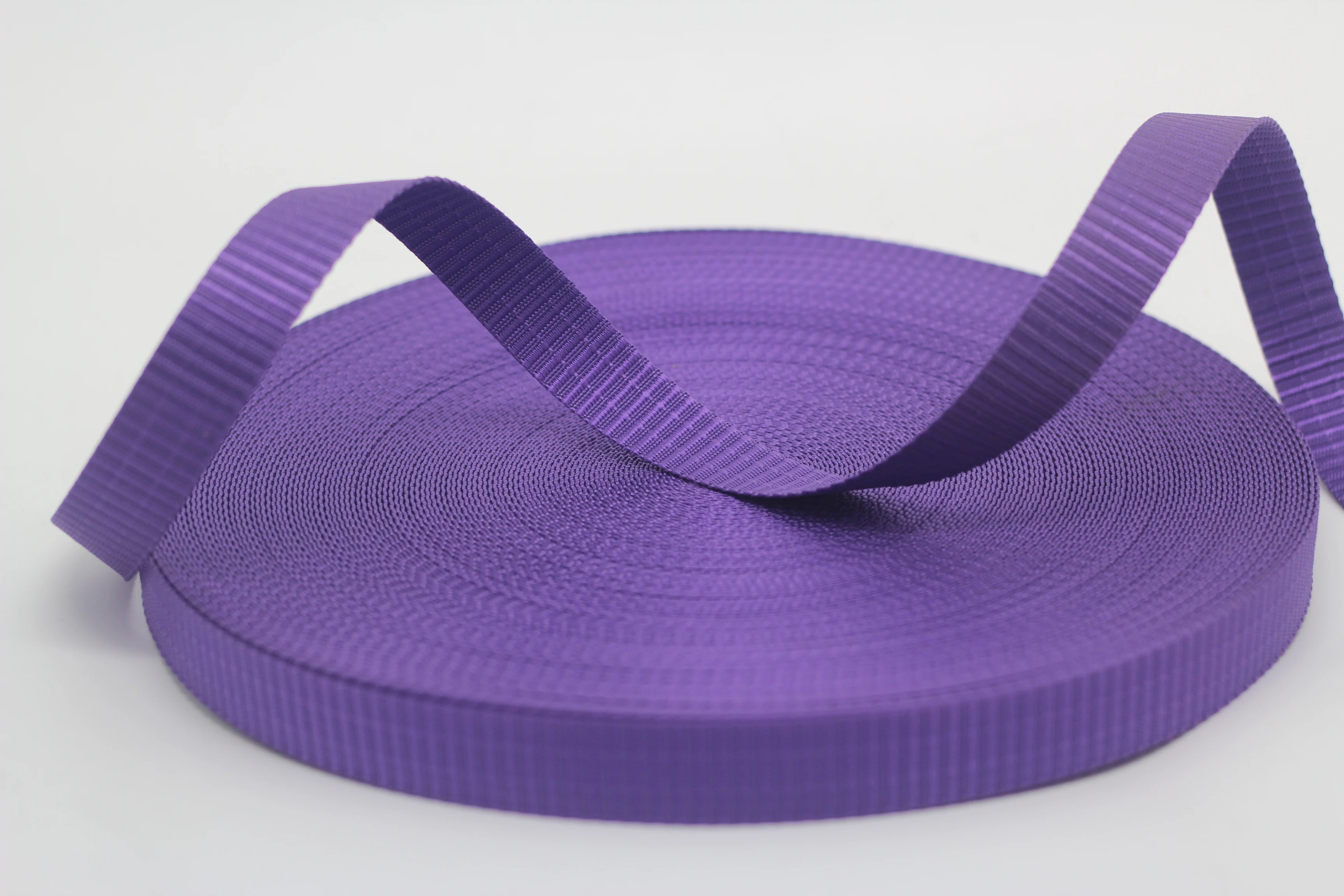 Wholesale Colorful 20mm high density nylon webbing Tanks grain Polyester Belt accessories Webbing