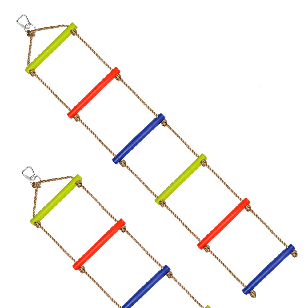 
Outdoor Slackline Ninja Warrior Obstacle Course Hanging Climbing Rope Swing Toy Ladder For Kids 