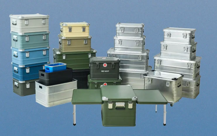 Aluminum Tool Box Outdoor Camping aluminum Overlanding Boxes Car Roof Boxes Cargo Cases