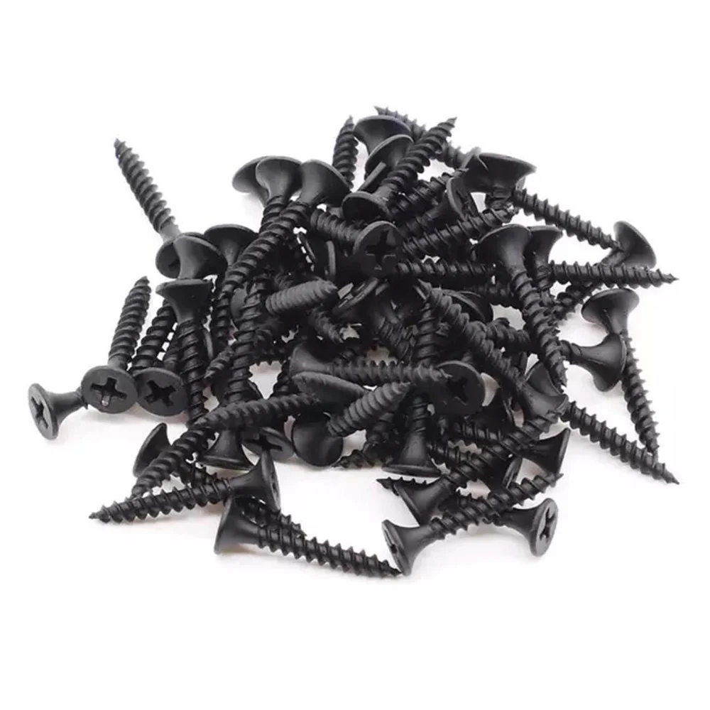 Metric 3.5x25 drywall screw drywall black gypsum board screw drywall screw to wood