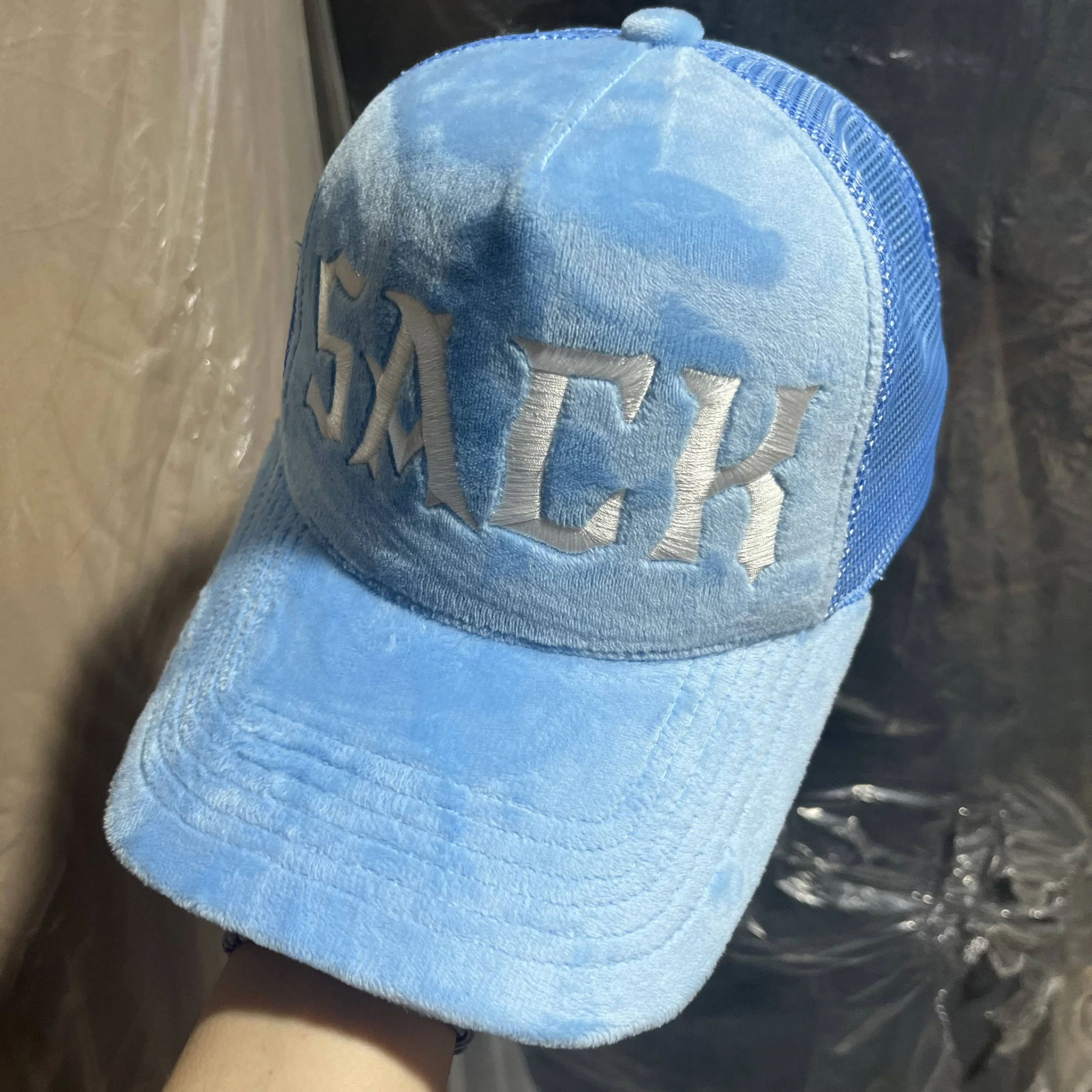 Customize Mesh Hats Custom Logo Blank Plain Trucker Cap Embroidery Velvet Trucker Hats