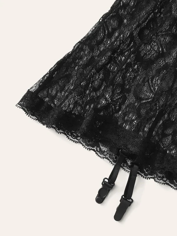 Joyhub wholesale fashion sexy hot young girl European and American underwear plain v shape lace hollow out flowers lingerie