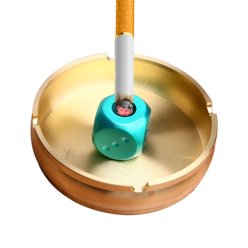 Online hot selling metal cigarette holder 23*23mm small mini portable cigarette extinguisher