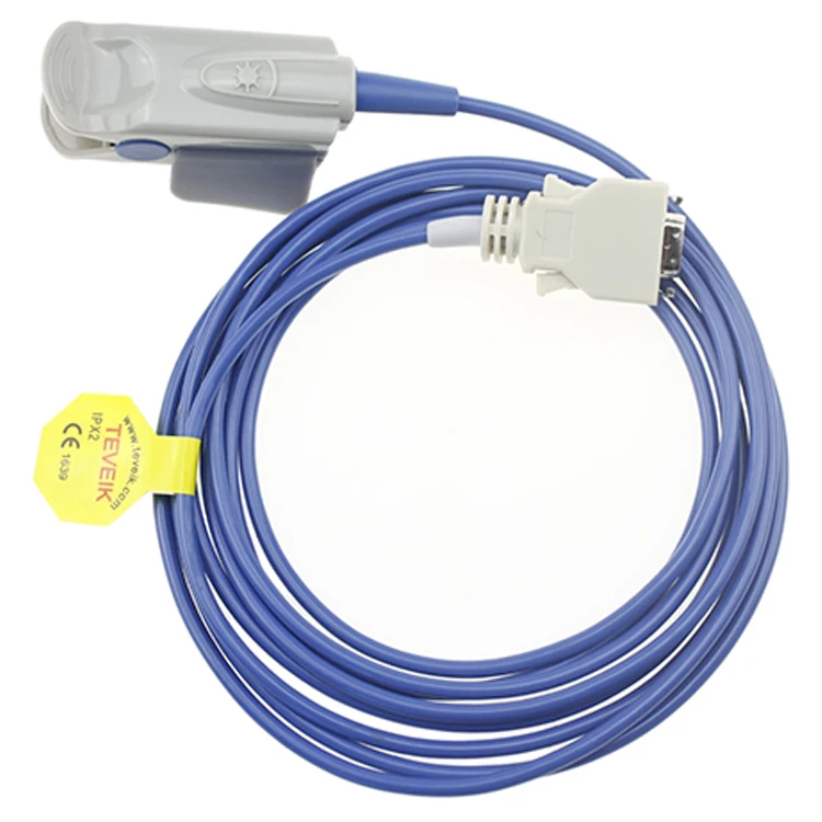 free sample Adult or child finger clips Ear clip medical reusable spo2 sensor cable for MS