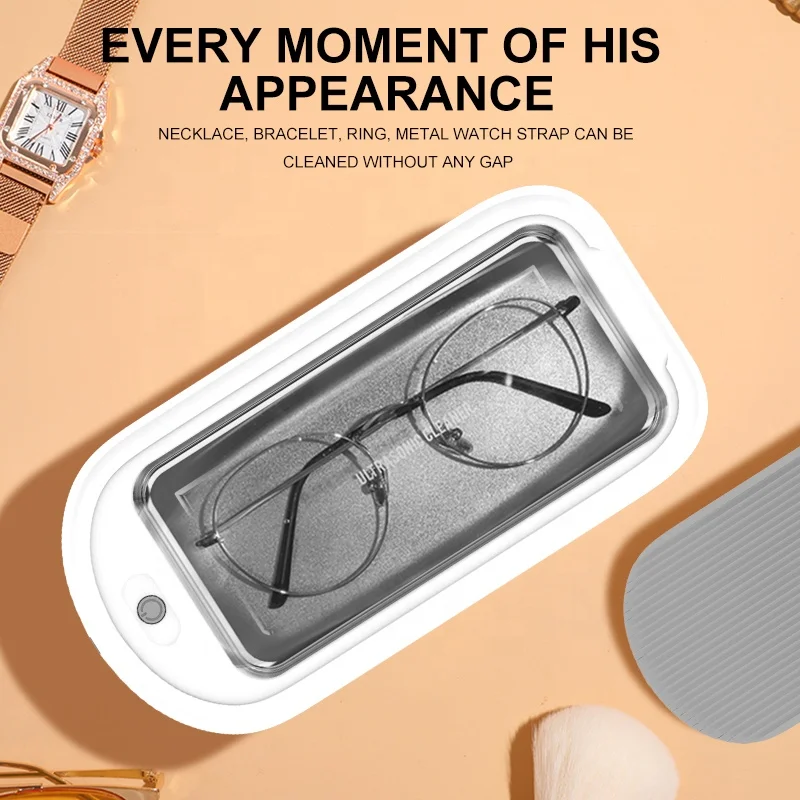 Ultrasonic  Cleaning Jewelry Watch Washing Dental False Teeth Aligner Retainer Mouth Guard Ultrasonic Denture Cleaner