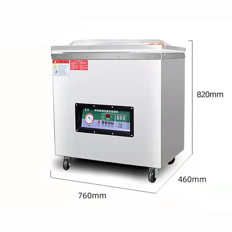 Automatic Food Vacuum Sealer Plastic Bag Rice Beans Brick Shape Vacuum Packing Machine With Gas Flushing System