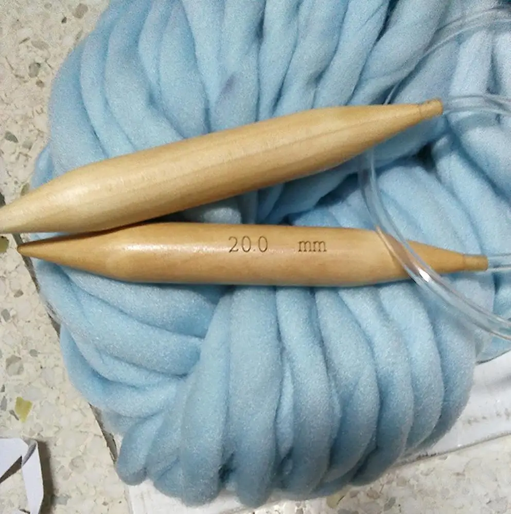 
Deepeel AP534 DIY Hand Knitted Material Doll Roving Blanket Rope Pilling Resistance Cord Chunky Yarn Wool 