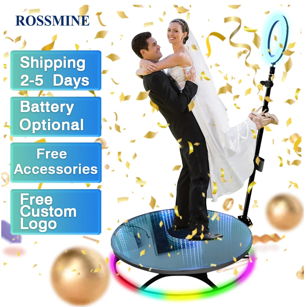 360 Gif Photo Booth Machine Selfie Ring Light Booth Photobooth Wedding Kiosk