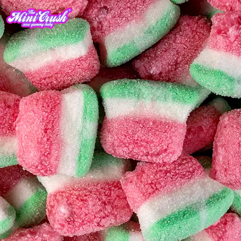 Minicrush Watermelon Freeze-dried Candy Wholesale Sweet Gummy Candy Funny Confectionery Snacks