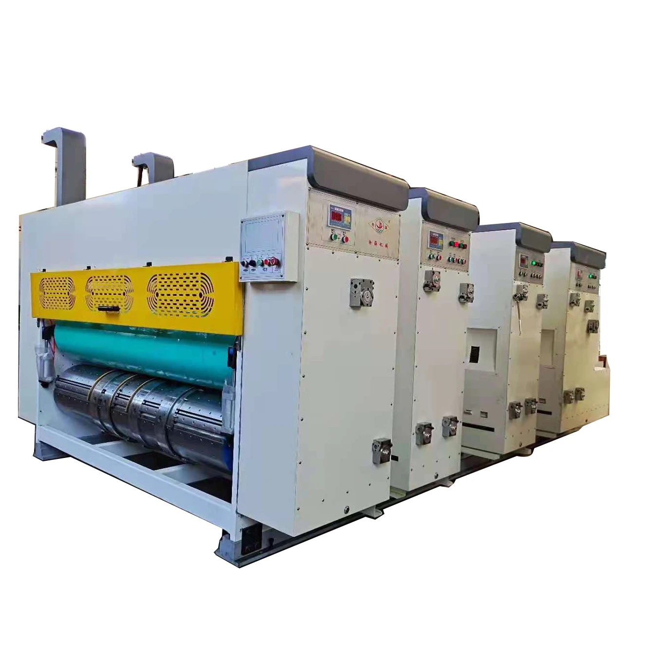 Fully Automatic 3 4-Color Carton Printing Slotting Die-Cutting Machine