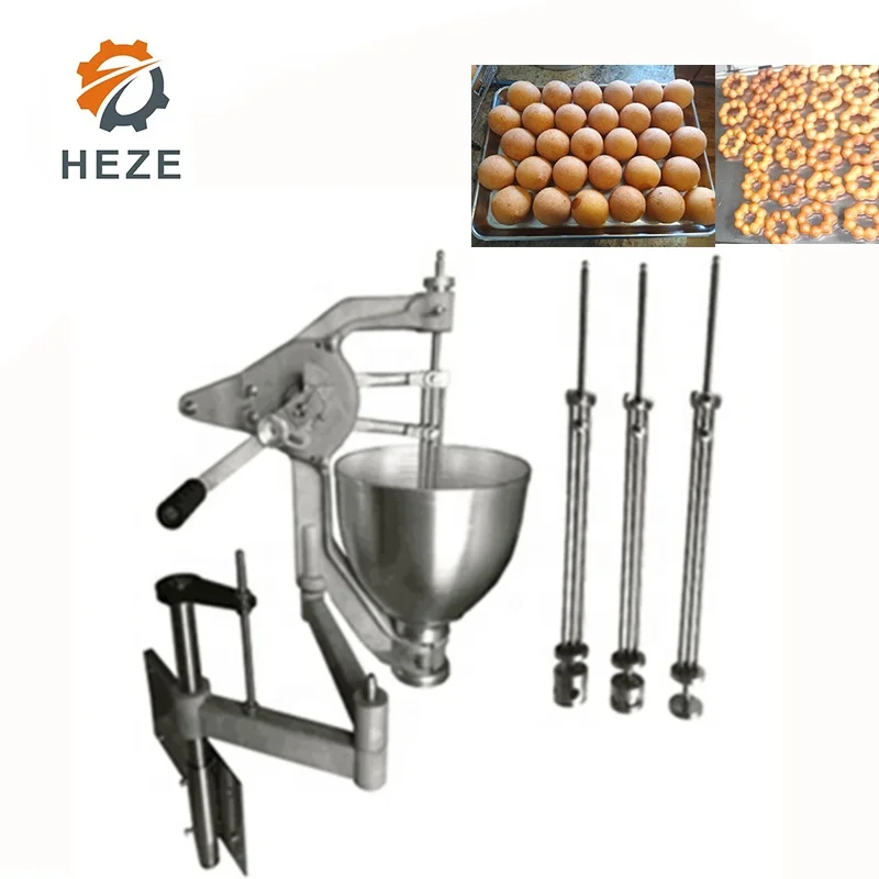 Portable 304 Stainless Steel Circle Shape Loukoumades Breakwater Potty Loukma Donut Ball Mochi Doughnut Dropper