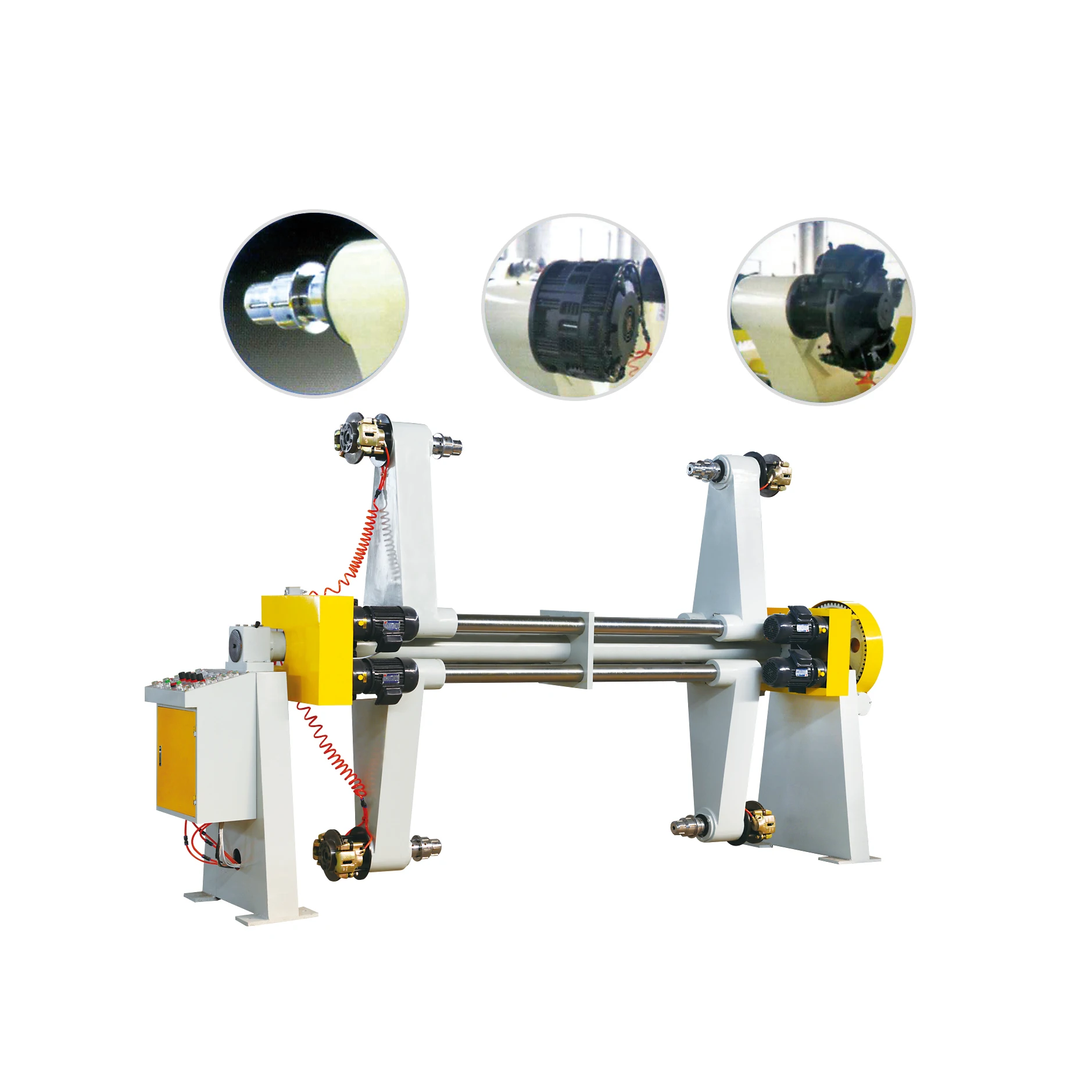 Hydraulic Mill Roll Stand for support roll paper of corrugated cardboard plant