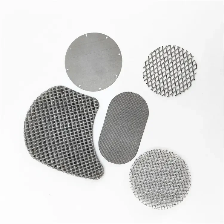 Wholesale 25 50 100 200 300 500 1000 micron rimmed 316 stainless steel wire mesh filter disc