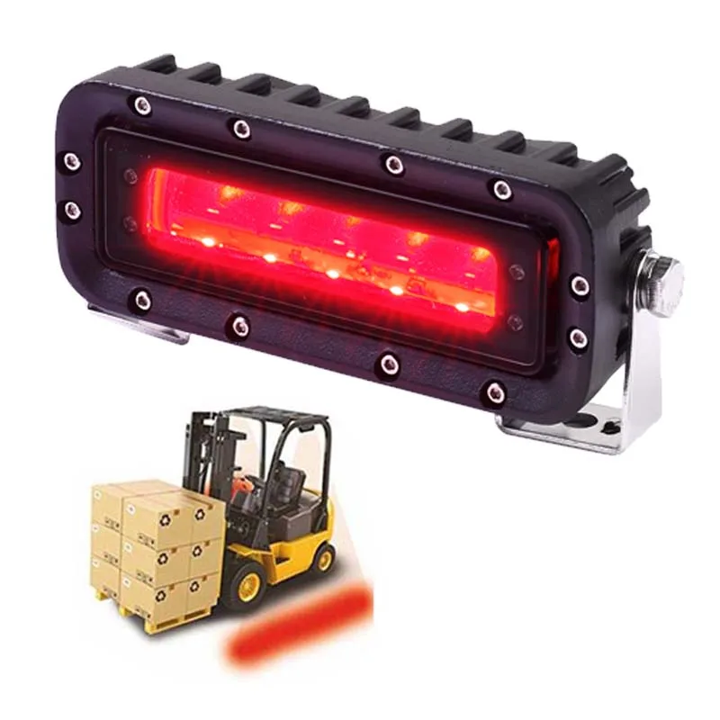 HOT SALE LED Red Stripe Zone Light For Forklift Danger Area Forklift Blue Spot Warning Lamp