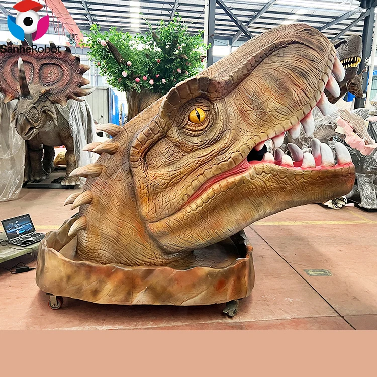 Tyrannosaurus rex всех размеров и цветов В Натуральную Величину Динозавров в мире больших игр Статуи из тематического парка Юрского периода