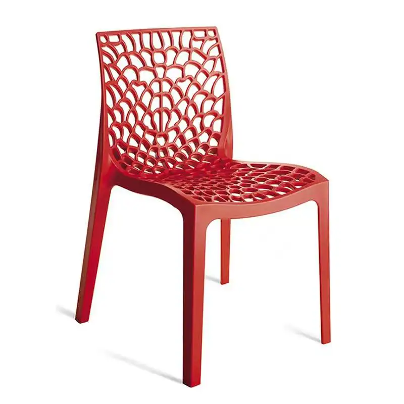 modern dining chair home furniture all PP made stackable plastic chairs seat cooling factory wholesale best quality and price