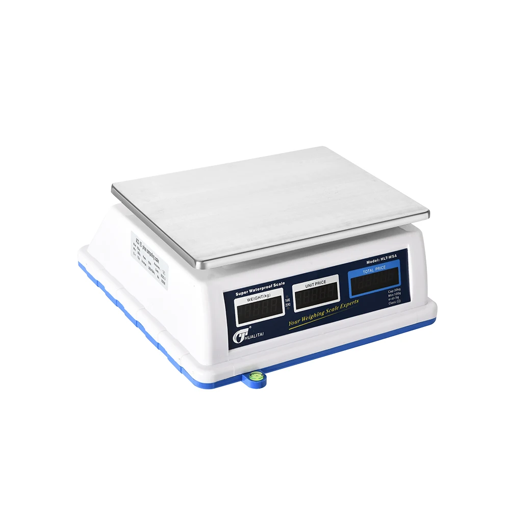 Цифровые весы, максимальный вес 30 кг, с водонепроницаемостью