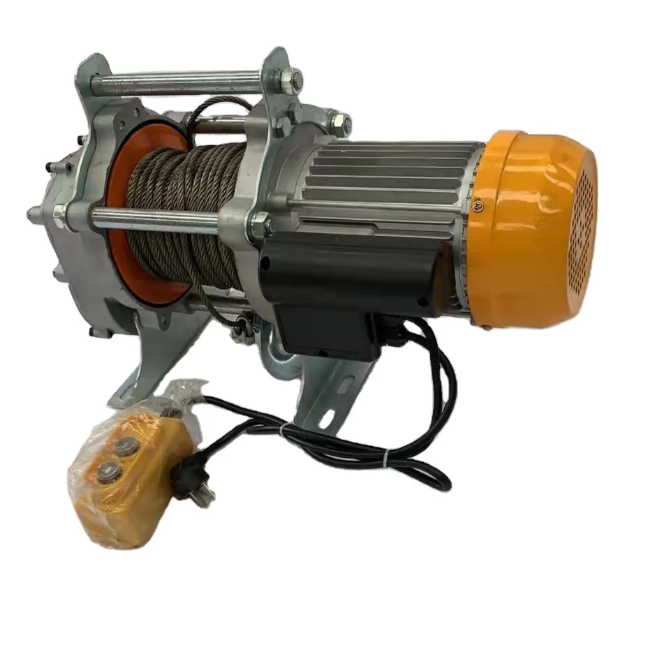 Wholesale high quality 220v second generation aluminum housing hoist slow vertical electric winch