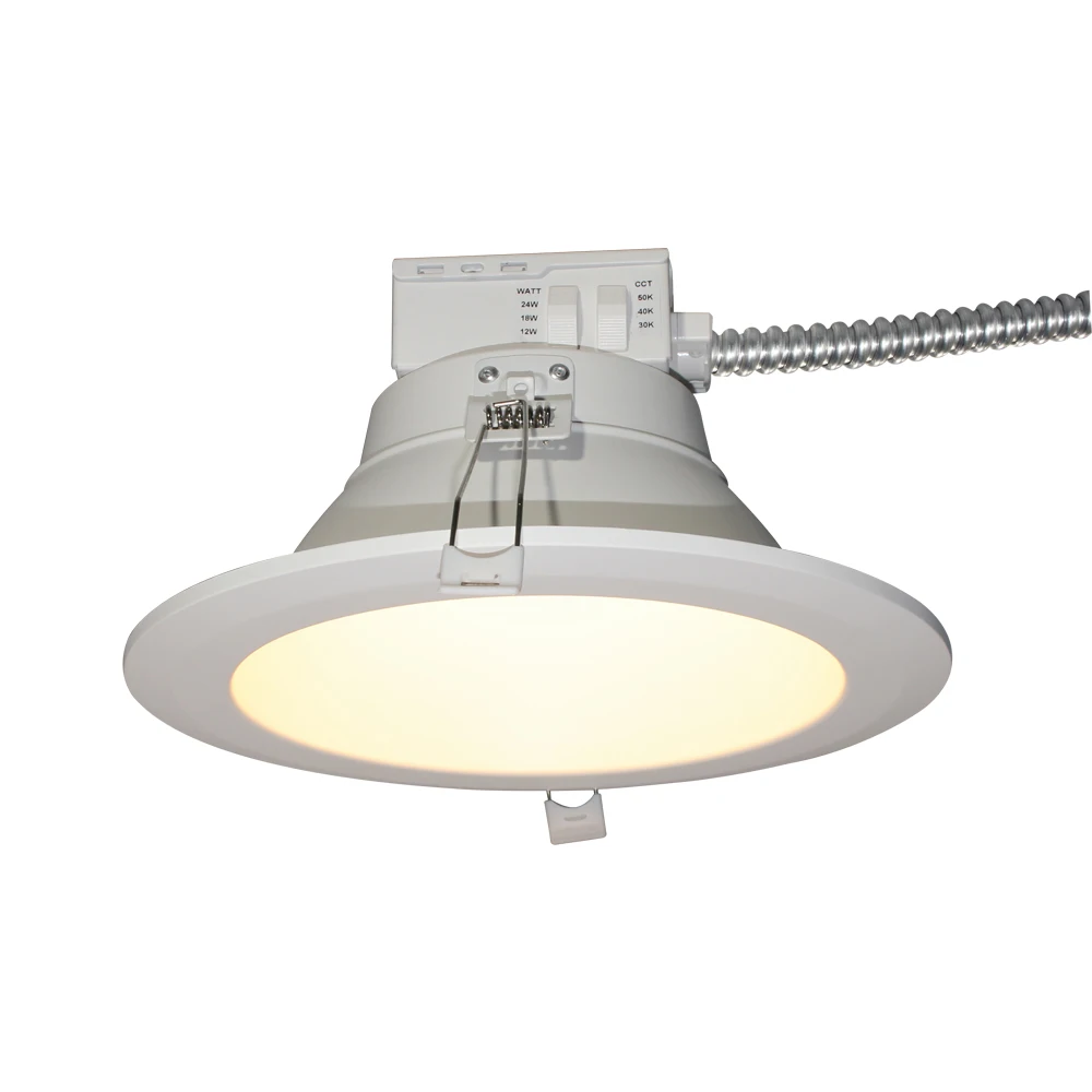 2023 How Sales Smart 4 6 8 10 inch 9W/12W/15W/20W/25W/30W/40W High-performance Commercial LED Downlight