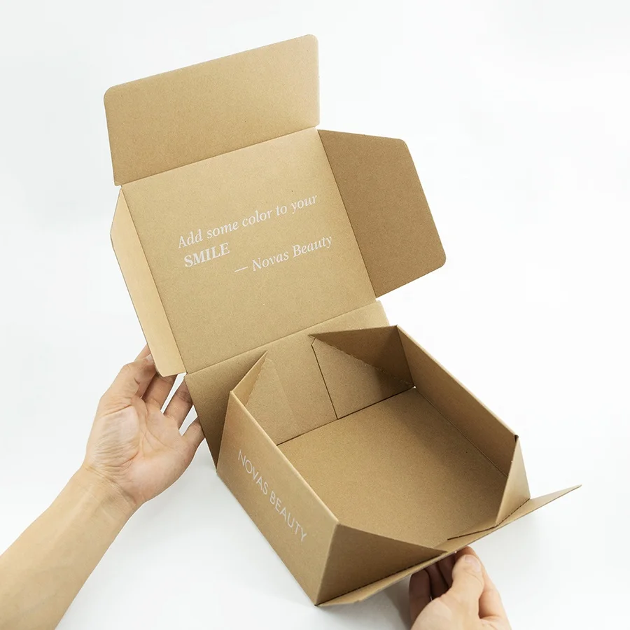 Top Selling Small Food Apparel Universal Box Carton Fold Brown Carton Box
