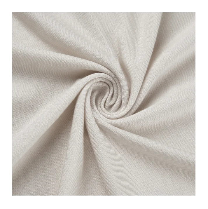 93.5%Tencel 6.5%Spandex 190gsm Tencel Stretch Single Jersey Knit Fabric For Cool and Breathable Loungewear T-shirt Fabric