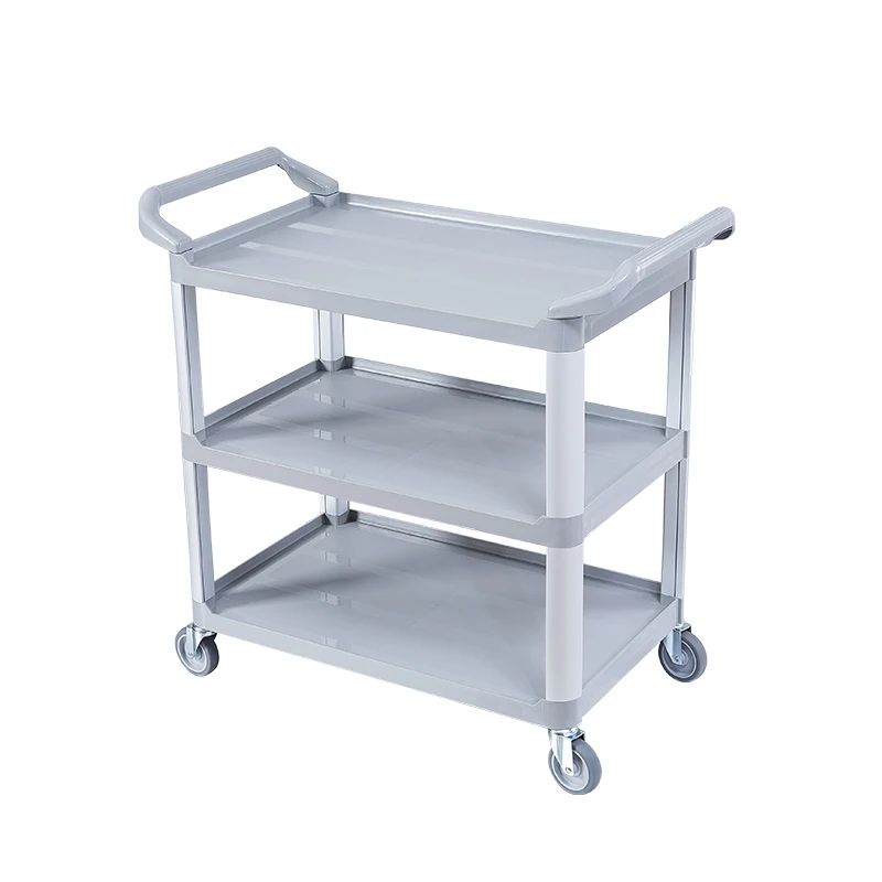 Wholesale 3 Tiers Restaurant Utility Cart Food Trolley Cart Service Cart