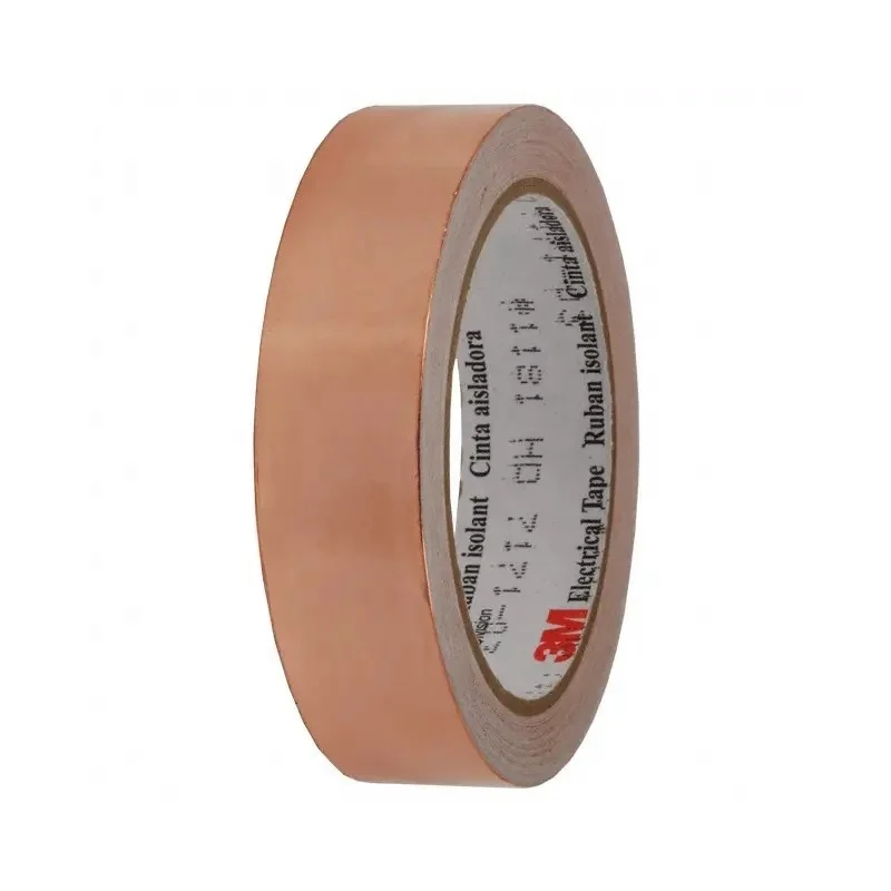 Foil EMI Shielding Tape 1181 Copper 3M with Conductive Adhesive, 0.066mm Thick Waterproof Acrylic No Printing Carton Sealing