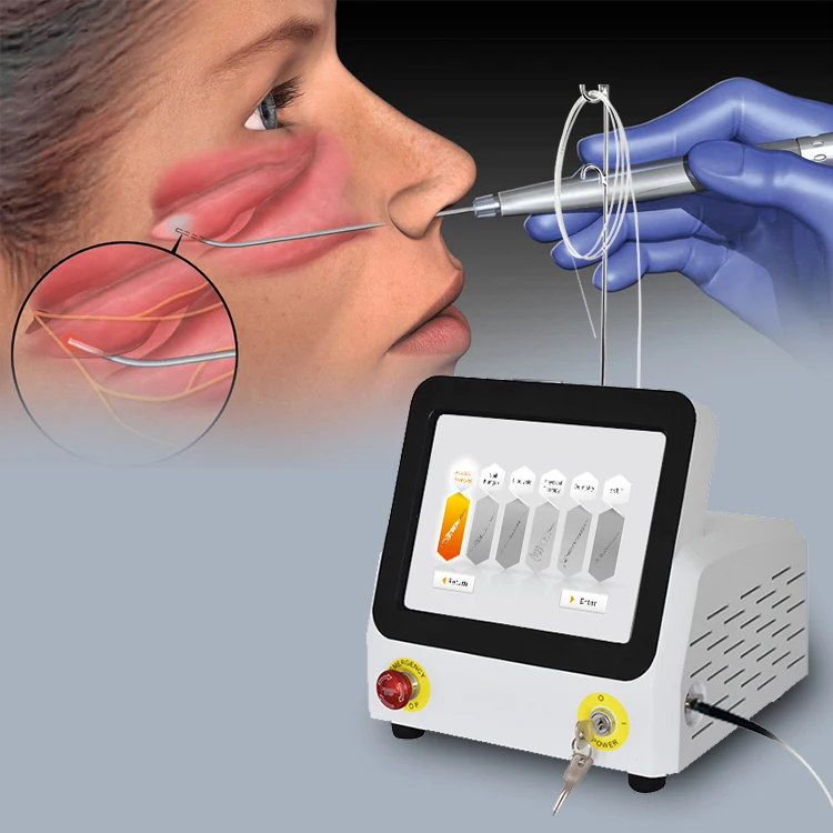 Hot Selling High Quality Laser Equipment 980nm Ear Nose And Throat Treatment Machine