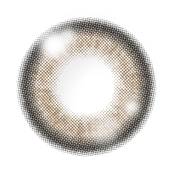 Elliecoo Coffee Brown eye contacts natural colours lenses for drak brown eyes yearly