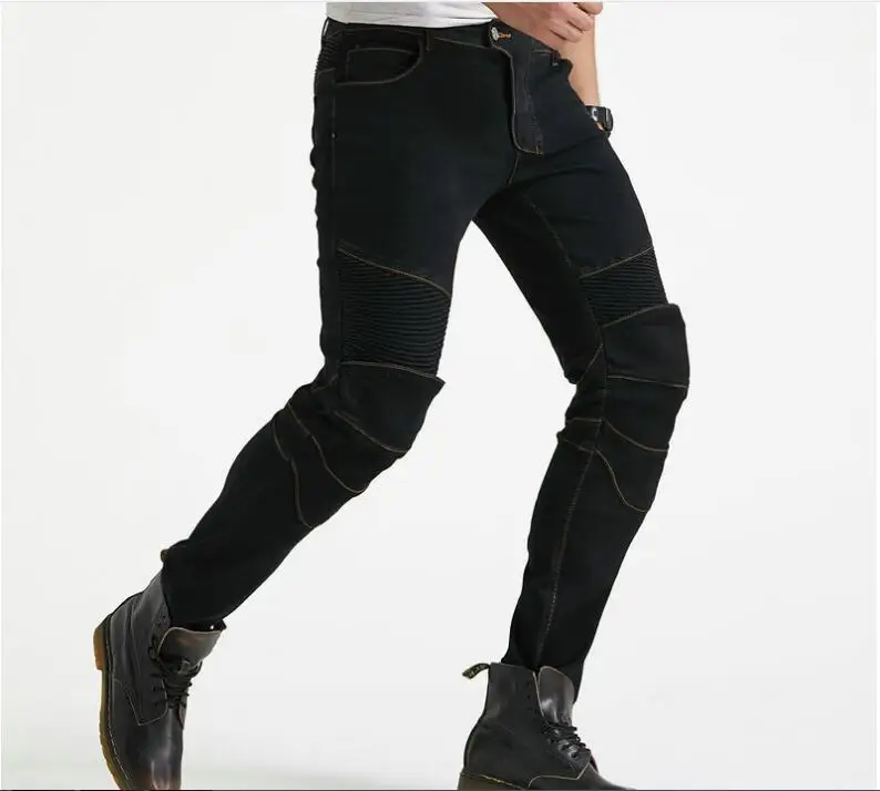 
New pants Motorcycle Pants Men Moto Jeans Protective Gear Riding Touring Motorbike Trousers 