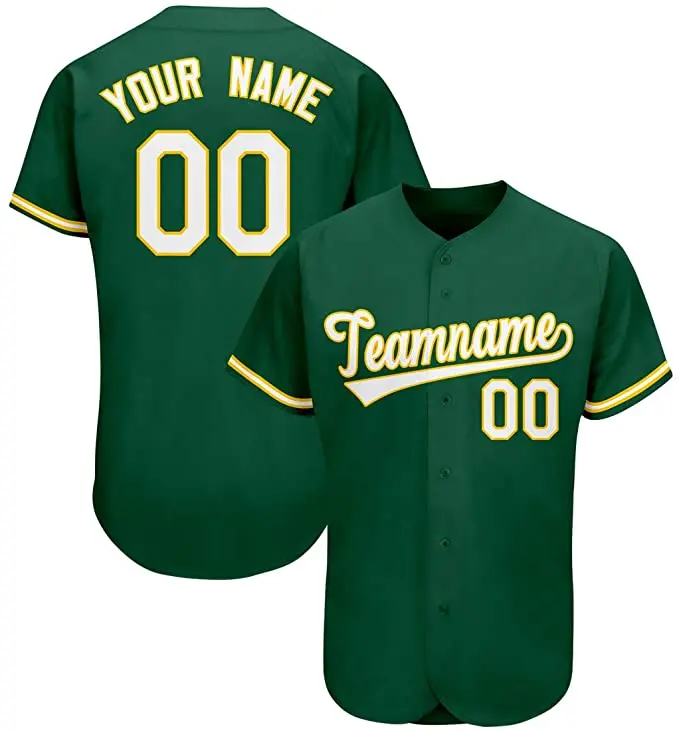 
Blank Custom baseball Tshirt 100% Polyester Baseball Jersey 