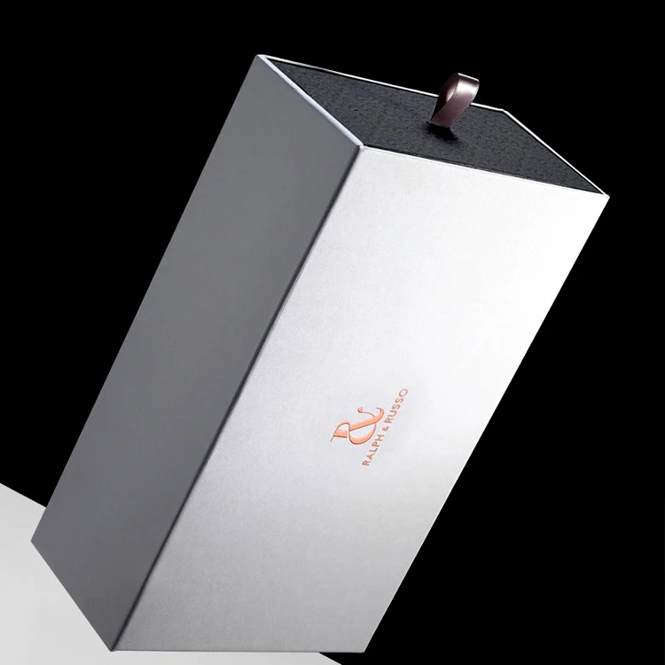 Blank Cardboard Plain Black Watch Foldable Sliding Packaging Printed Paper High Quality Jewelry Drawer Box