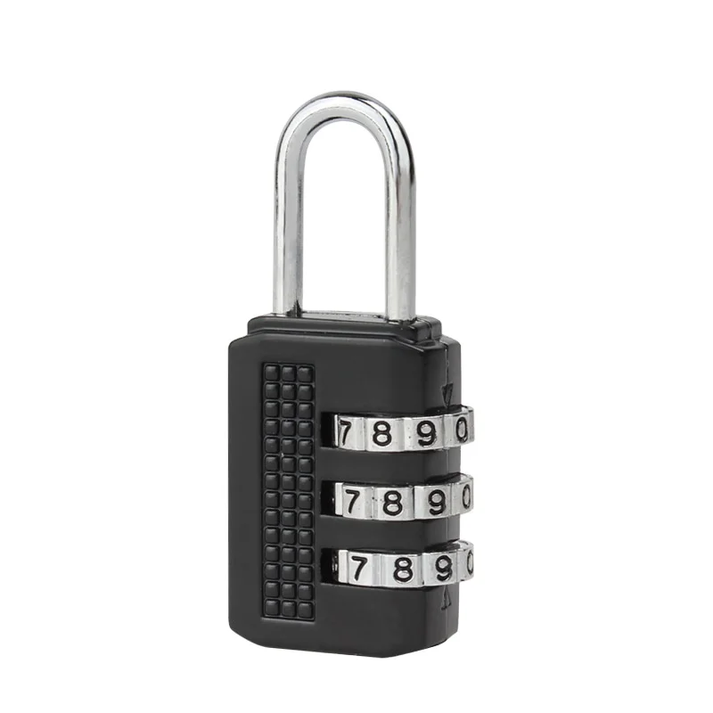 Password Padlock Cross-Border Foreign Trade Zinc Alloy Travel Luggage Mini Zipper Bags Small Lock