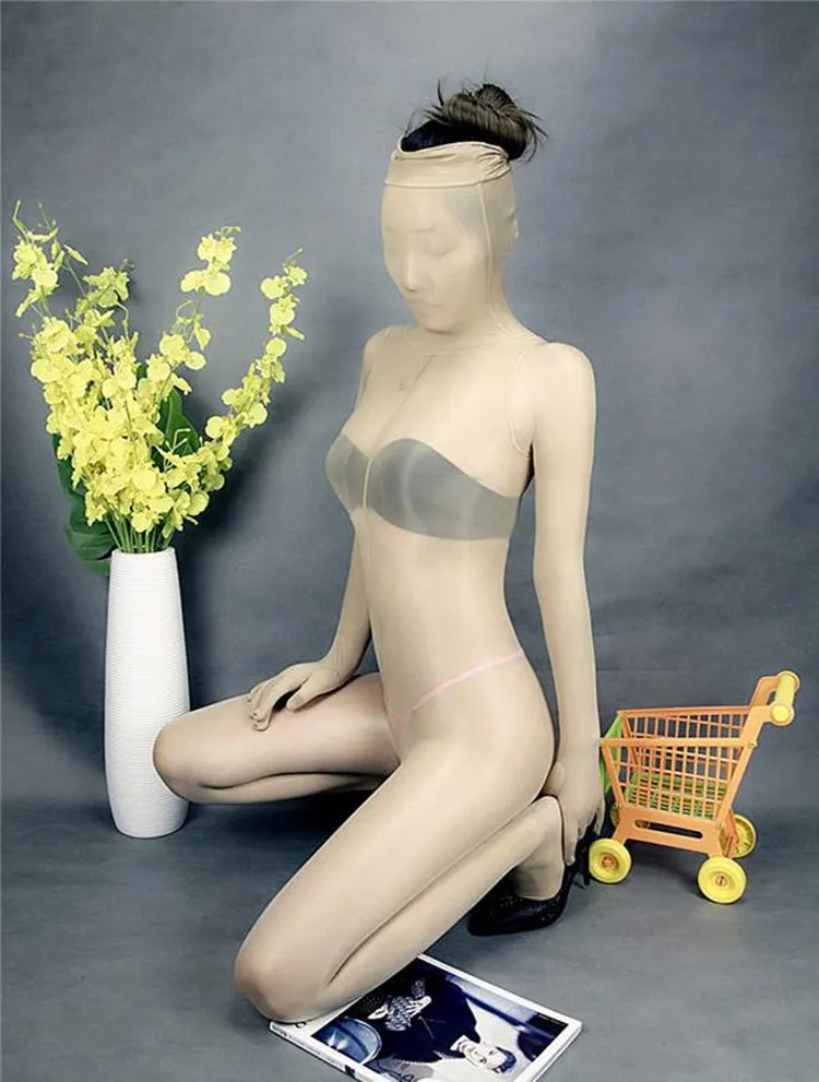 Women Spandex Key Technics Full-Body Nightclub Style Stockings Pantyhose Tights