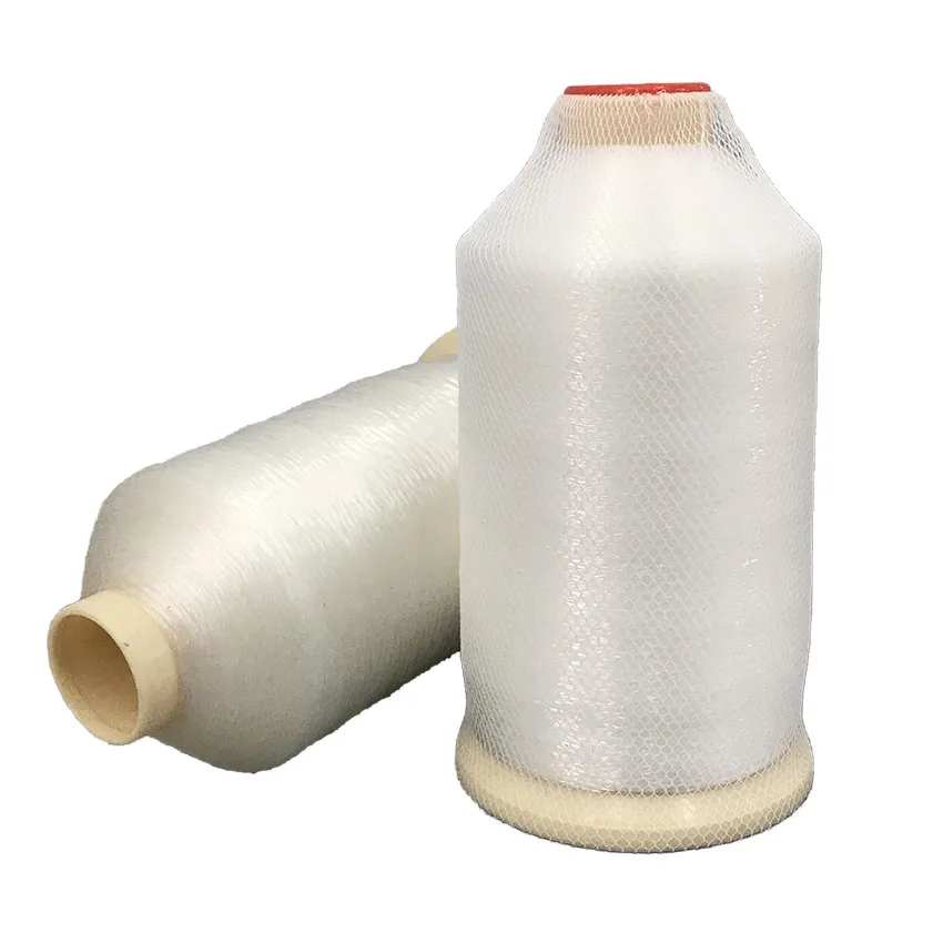 High elasticity white 0.12mm 0.14mm fine sewing thread