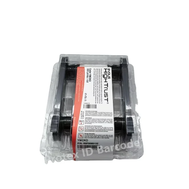 Evolis R5F008S132 YMCKO ленточный Zenius Pvc карточный принтер