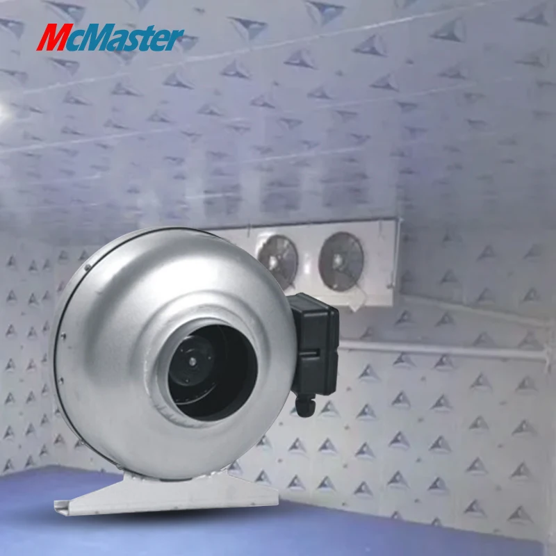 Factory Wholesale Small Size Diameter 125mm to 355mm Large Air Volume High Airflow Ventilation Circular Centrifugal Duct Fan