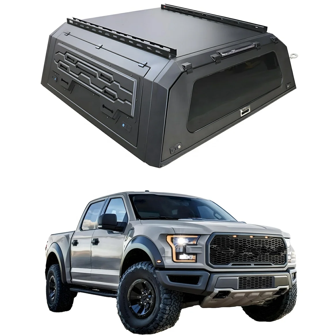 Factory Direct: Compact Ventilated Hardtop Canopy for Ford F 150  Optimal Truck Accessory
