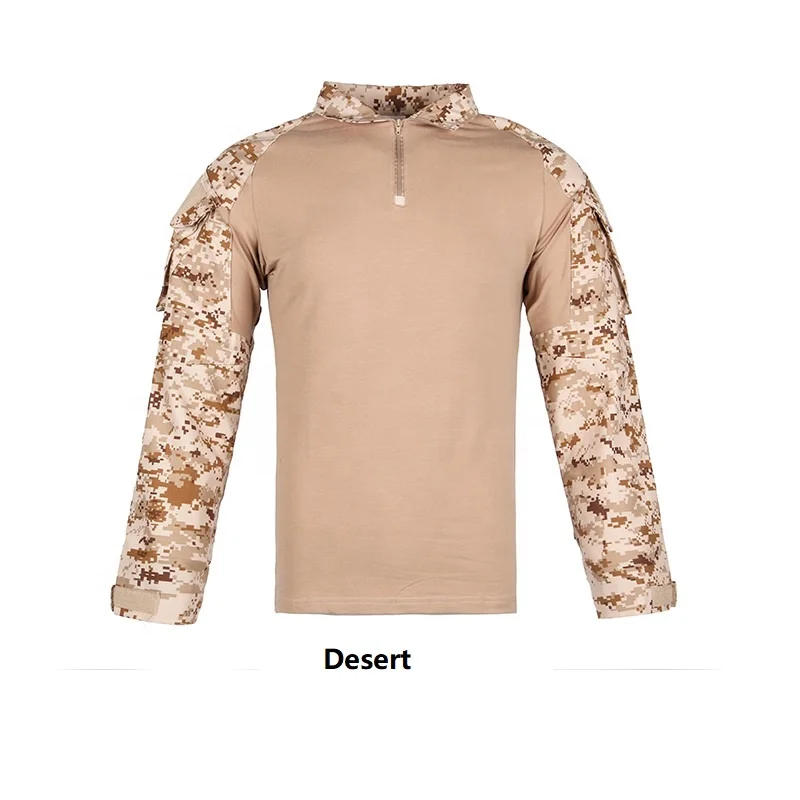 Upgrade G3 Tactical clothing  Knitted Long Sleeve Shirt Tactical Gear Men BDU Frog Breathable Combat Cop shirt