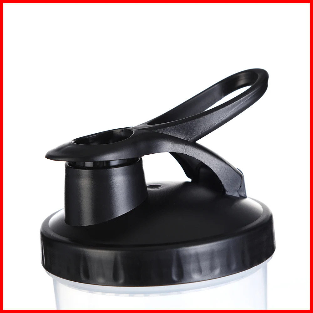 Custom Logo Mixing Water Drink Gym Protein Shaker Bottle Plastic Portable Blender Shaker Bottle