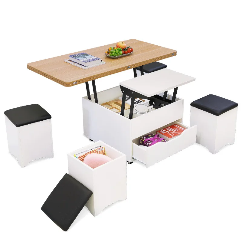 Hot Sell Home Furniture Modern Storage Lift Top Coffee Tea Table End Table Living Room Furniture 3 Years Save Space Foldable