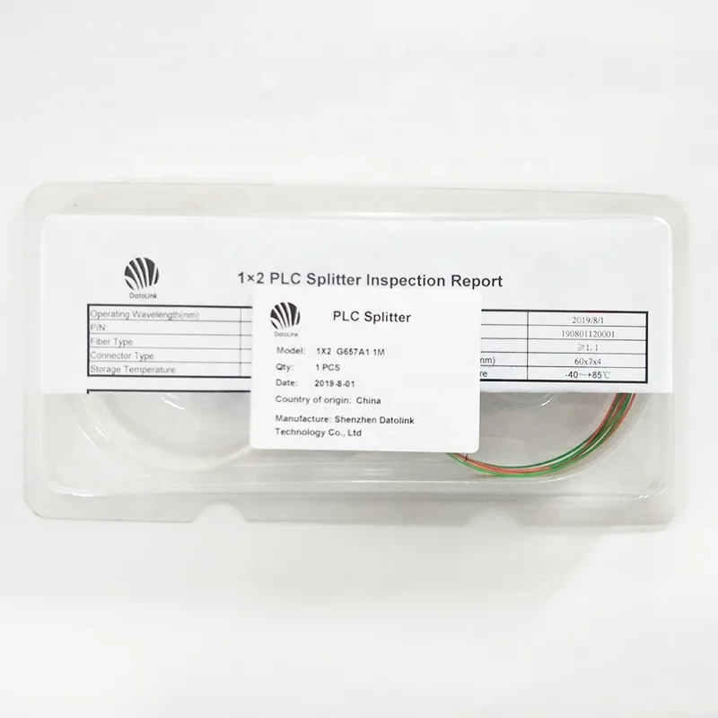 15/85, 20/80, 25/75, 30/70, 35/65, 40/60, 45/55 , 50/50 Split Ratios Fibre Optics FBT Coupler FBT Splitter