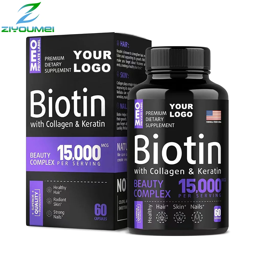 Bear Pure 1000 Mcg Vitamin B Plus Collagen Supplement Biotin Capsules Natural Gummy Vitamins Wholesale Vitamins Newborn OEM/ODM