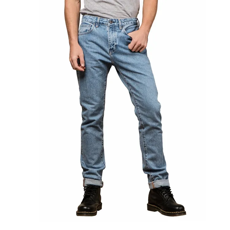 new model guangzhou slim fit wholesale mens blank pants jeans