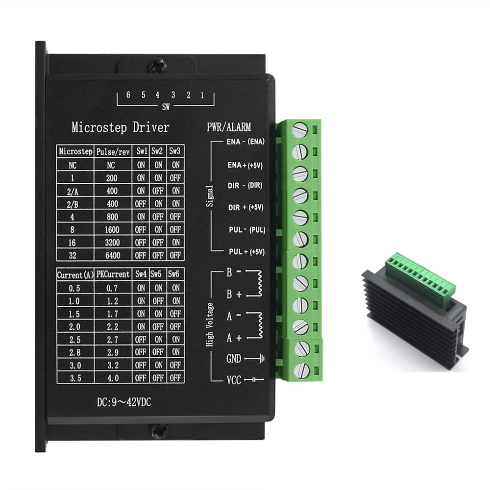 Заводские продукты DSP цифровой CNC драйвер двигателя 2 шт. TB6600 4A bldc Драйвер шагового для