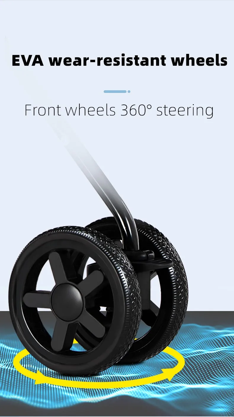 Wholesale 4 Wheels Pet Stroller Portable Folding Travel Dog Trolley Carrier Carriage Pet Stroller For Dogs And Cats